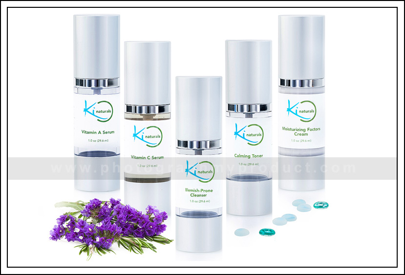 skin care product photography